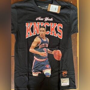 New York Knicks “John Starks” T shirt by Mitchell & Ness